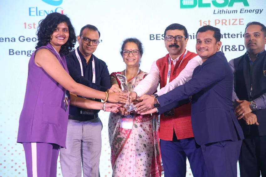Battery recycling innovation award ceremony